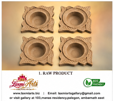 FULLY PAINTED DECORATIVE DIYA – 4 × 4 INCHES - Image 2
